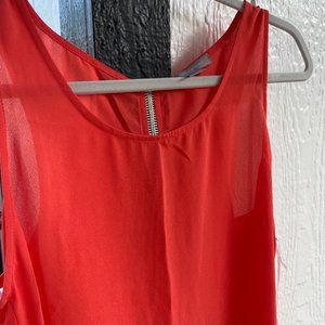 Brand new orange tank top